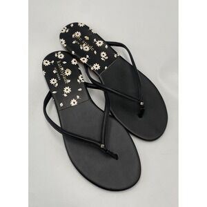 Kate Spade Women's Cabana Sandals Daisy Black 9‎ B